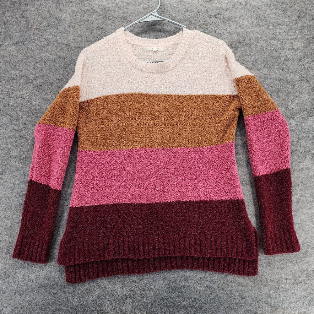 Maurices Sweater Womens Small Long Sleeve Knit Colorblock